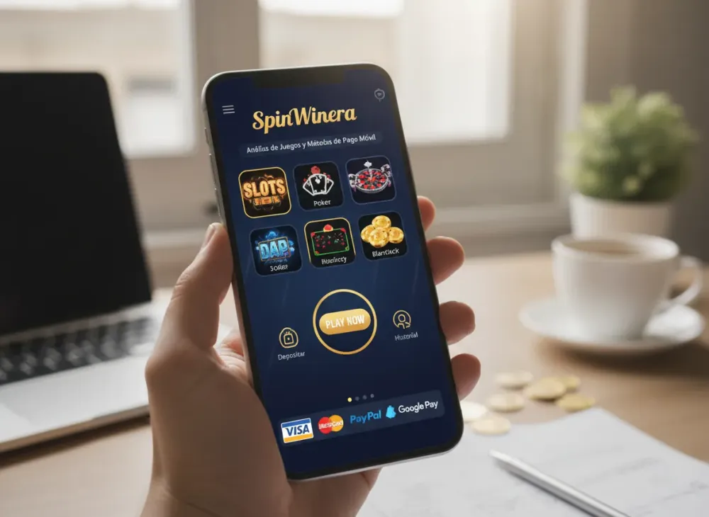 Spinwinera app análisis de juegos y métodos de pago móvil